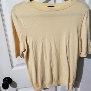 Yellow sweater shirt